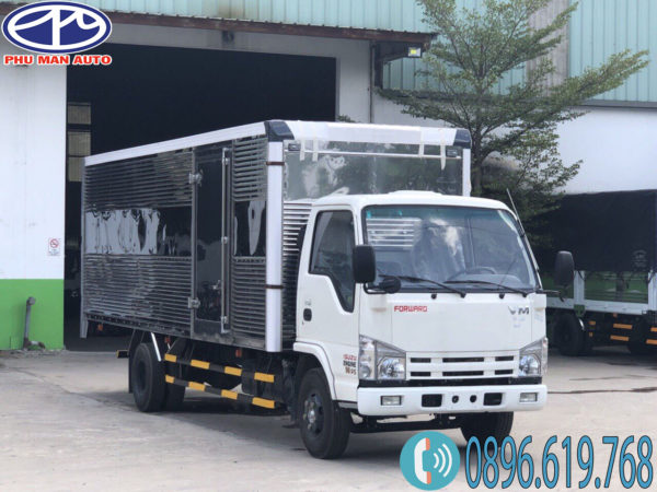 Xe isuzu 1.9 tấn thùng kín 6m2